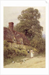Old Post Office, Brook, near Witley, Surrey by Helen Allingham