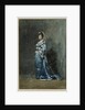 A Young Woman in a Blue Dress, 1866 by Mariano José María Bernardo (1838-74) Fortuny y Carbó