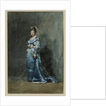 A Young Woman in a Blue Dress, 1866 by Mariano José María Bernardo (1838-74) Fortuny y Carbó