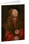 Portrait of Moritz Buchner, c.1520 by Lucas the Elder Cranach