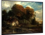 Caretaker's Cottage in the Forest of Compiegne, 1826 by Paul Huet
