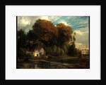 Caretaker's Cottage in the Forest of Compiegne, 1826 by Paul Huet