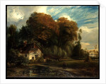 Caretaker's Cottage in the Forest of Compiegne, 1826 by Paul Huet