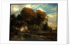 Caretaker's Cottage in the Forest of Compiegne, 1826 by Paul Huet