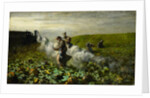 The Pumpkin Harvest, 1897 by Giovanni Segantini