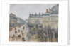 Place du Théâtre Français, Paris: Rain, 1898 by Camille Pissarro