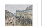Place du Théâtre Français, Paris: Rain, 1898 by Camille Pissarro