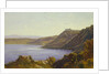 The Albano Lake by Antoine-Victor Joinville