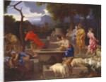Moses Defending the Daughters of Jethro by Sebastien Bourdon