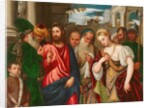 Christ and the Woman Taken in Adultery, c.1540 by (1528-88) Veronese