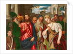 Christ and the Woman Taken in Adultery, c.1540 by (1528-88) Veronese