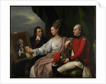 Portrait Group of the Drummond Family, Peter Auriol Drummond, Mary Bridget Milnes Drummond ), and George William Drummond, 1776 by Benjamin West