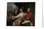 Portrait Group of the Drummond Family, Peter Auriol Drummond, Mary Bridget Milnes Drummond ), and George William Drummond, 1776 by Benjamin West