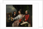 Portrait Group of the Drummond Family, Peter Auriol Drummond, Mary Bridget Milnes Drummond ), and George William Drummond, 1776 by Benjamin West