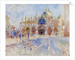 The Piazza San Marco, Venice, 1881 by Pierre Auguste Renoir