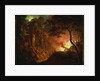 Cottage on Fire, c.1786-87 by Joseph Wright of Derby