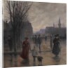 Rainy Evening on Hennepin Avenue, c.1902 by Robert Koehler