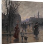 Rainy Evening on Hennepin Avenue, c.1902 by Robert Koehler