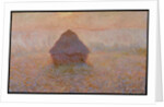 Grainstack, Sun in the Mist, 1891 by Claude Monet