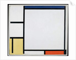 Composition with Blue, Red, Yellow and Black, 1922 by Piet Mondrian