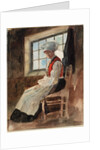 Scandinavian Peasant Woman in an Interior, c.1906 by Alexandre Lunois