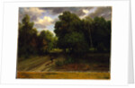 The Crossroads of the Eagle's Nest, Fontainebleau Forest, 1843-44 by Charles Francois Daubigny
