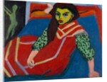 Seated Girl, 1910 by Ernst Ludwig Kirchner