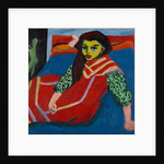 Seated Girl, 1910 by Ernst Ludwig Kirchner
