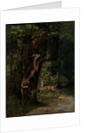 Deer in the Forest, 1868 by Gustave Courbet