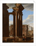 View in the Roman Forum, 1615 by V. & Cerquozzi M. (1602-60) Codazzi