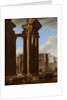 View in the Roman Forum, 1615 by V. & Cerquozzi M. (1602-60) Codazzi