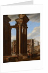 View in the Roman Forum, 1615 by V. & Cerquozzi M. (1602-60) Codazzi