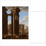 View in the Roman Forum, 1615 by V. & Cerquozzi M. (1602-60) Codazzi