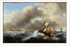 Fishing Vessels Offshore in a Heavy Sea, 1864 by Ludolf I Backhuysen
