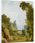 The Rustic Bridge, Château de Méréville, France, c.1785 by Hubert Robert
