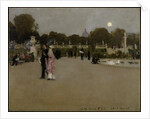 Luxembourg Gardens at Twilight, 1879 by John Singer Sargent