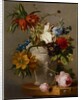 An Arrangement with Flowers, 19th century by Georgius Jacobus Johannes van Os