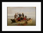 A Fishing Party Off Long Island, 1860 by Junius Brutus Stearns