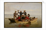 A Fishing Party Off Long Island, 1860 by Junius Brutus Stearns