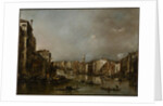 View up the Grand Canal Toward the Rialto, c.1785 by Francesco Guardi