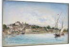 Landscape from Lake Leman to Nyon, 1875 by Johan-Barthold Jongkind