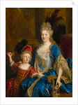 Portrait of Catherine Coustard, Marquise of Castelnau, with her Son Leonor, c.1699 by Nicolas de Largilliere