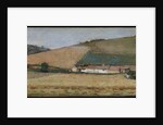 A Farm Among Hills, Giverny, c.1887 by Theodore Robinson