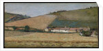 A Farm Among Hills, Giverny, c.1887 by Theodore Robinson