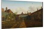 View of a town house garden in The Hague, 1775 by Paulus Constantin La Fargue