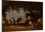 An Arab Encampment, c.1880 by Gustave Guillaumet