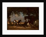 An Arab Encampment, c.1880 by Gustave Guillaumet