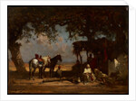 An Arab Encampment, c.1880 by Gustave Guillaumet