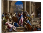 Christ Driving the Money Changers from the Temple, c.1570 by El (1541-1614) Greco