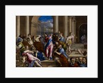 Christ Driving the Money Changers from the Temple, c.1570 by El (1541-1614) Greco